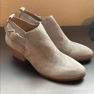 Franco Sarto Garfield Suede Buckle Bootie